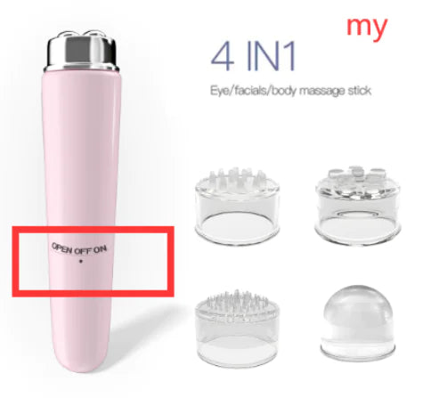 4 In 1 Electric Facial Massager Micro Vibration Eye Beauty Instrument PureTrendCollective 4 In 1 Electric Facial Massager Micro Vibration Eye Beauty Instrument PureTrendCollective